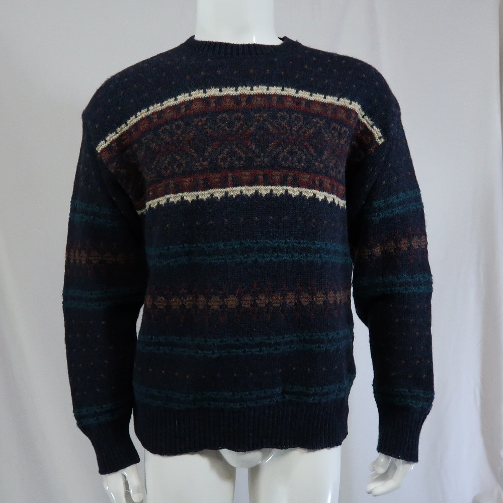Pendleton 100% Virgin Wool LOBO Sweater Med.